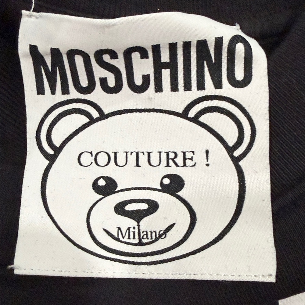 Moschino Black Sweatshirt with Roman Bear Design - Picture 2 of 5